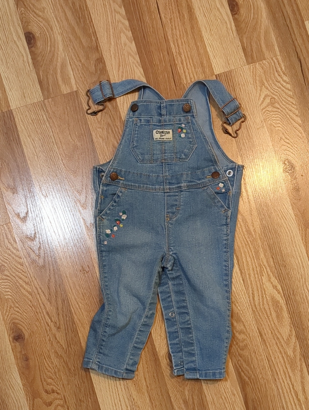 OshKosh B'gosh Light Blue Denim Overalls for Kids